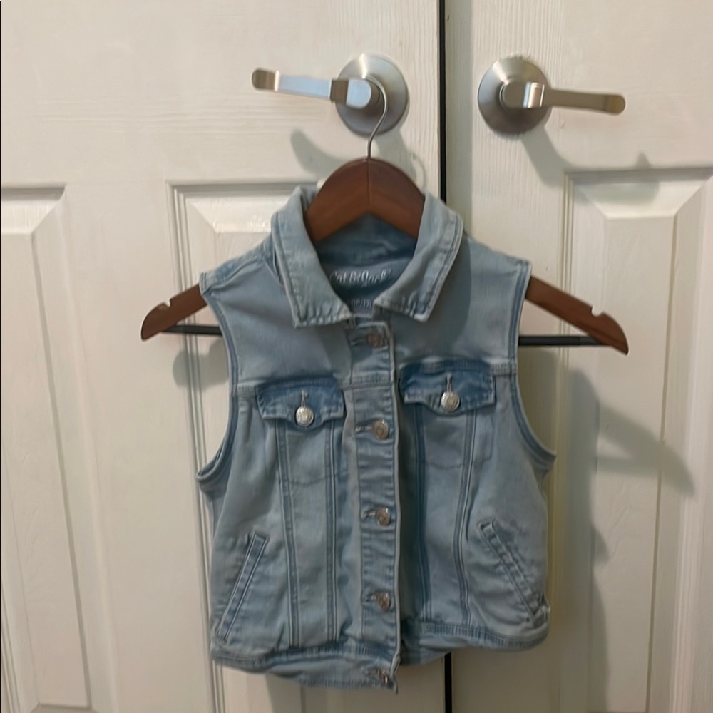 Cat & Jack Blue Denim Vest